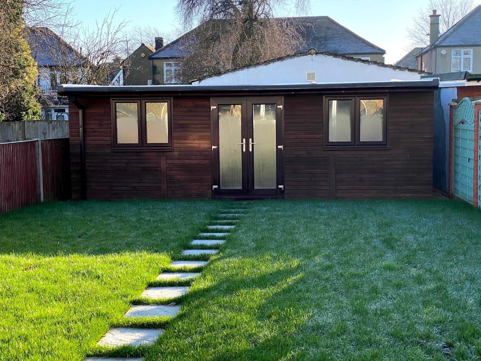 A completed Wasti Developments garden studio