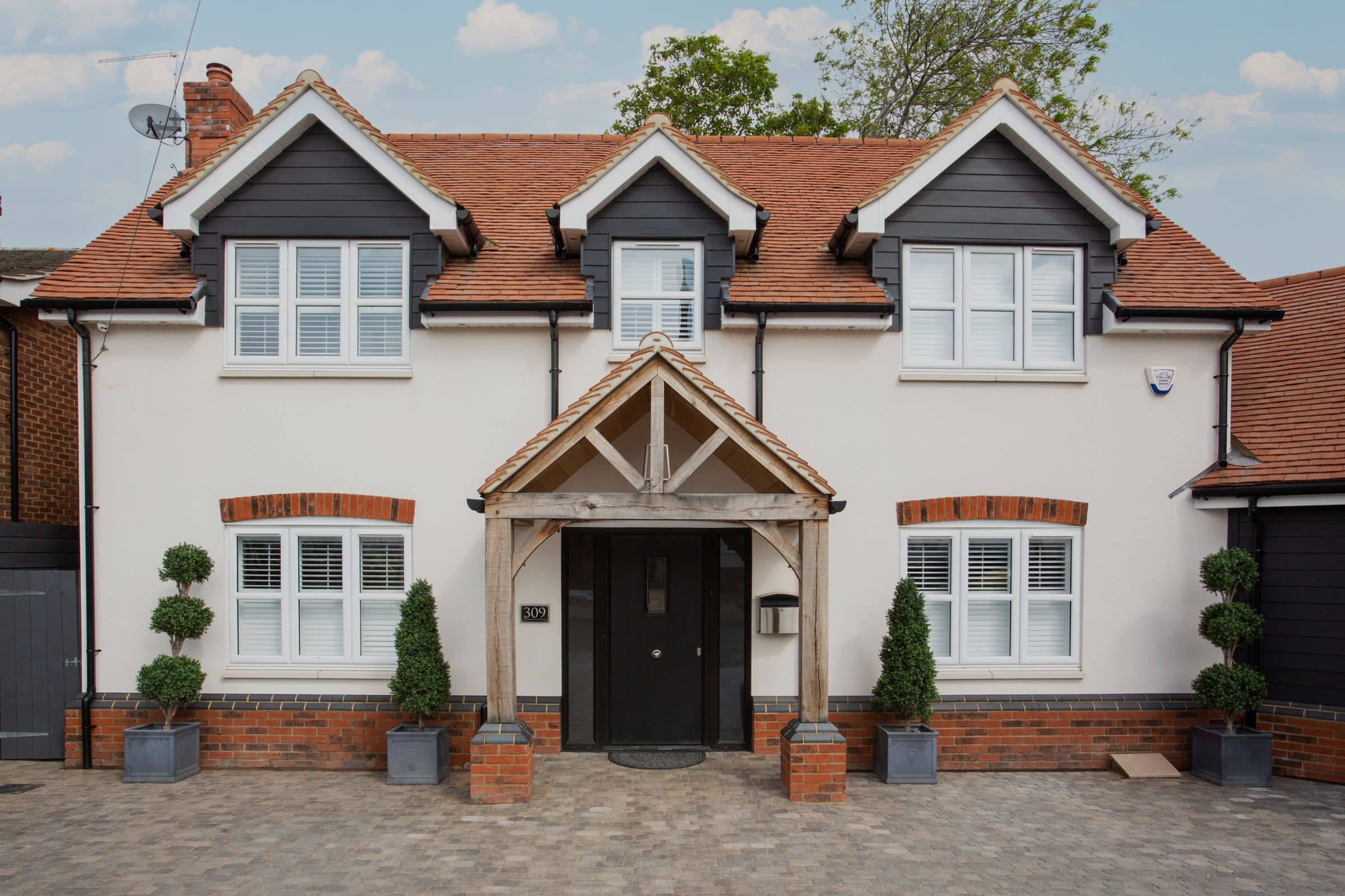 A modern detached home built by Wasti Developments